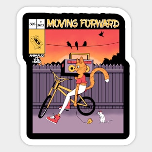 Moving Forward Sticker